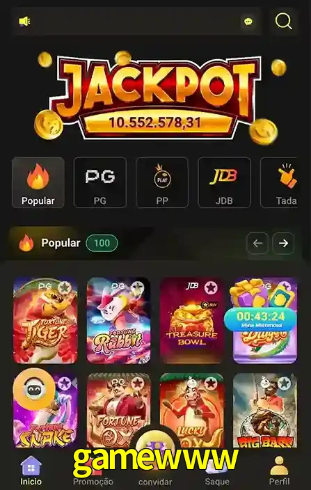 Promoções Especiais no gamewww App